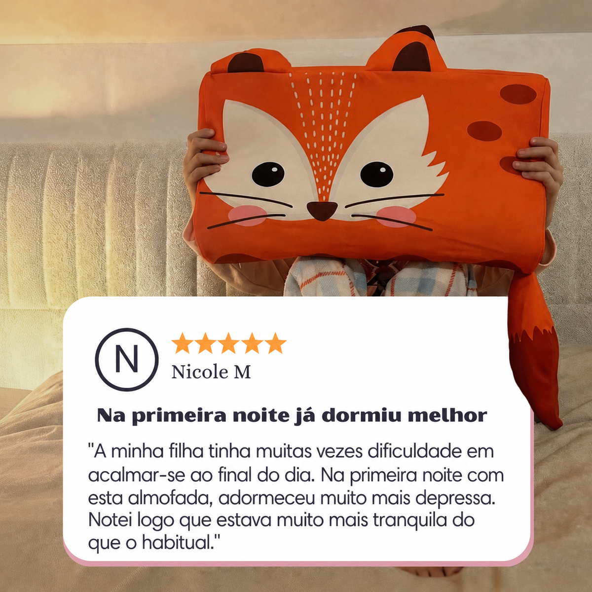 Kojąca poduszka dla dzieci